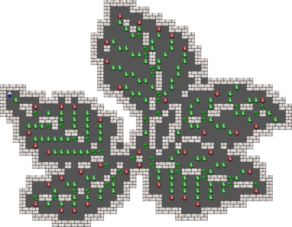 Sokoban Laizhufu and LZY Arranged level 69